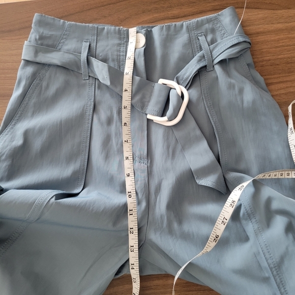 Zara Women's High Waisted Belted Barrel Cargo Trousers Size XS - Picture 5 of 14